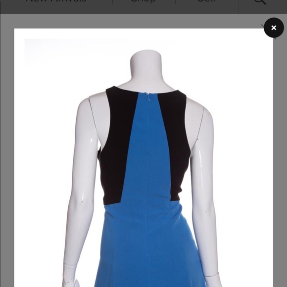 Rag & Bone blue and black dress. - Picture 3 of 4